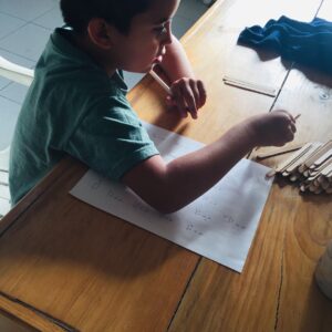 Apoyo en el desarrollo de nociones matemáticas. Atención a niños en edad escolar. Noviembre 2019.